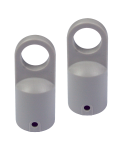 Kalesjebeslag Acetat rørendefeste 2-pk