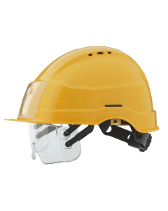 Vernehjelm m/brille/ID-kort, Iris2, Gul