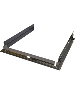 Ramme 3 Sider Flush CR65 Inox