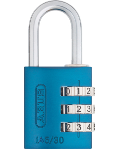 Abus Hengelås 145/30 C m/kodelås, blå