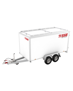 TYSSE 6308, hvit, 2000 kg, 150 cm skaphøyde, Skaphenger