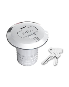 Dekksforskruvning forkrommet rett 2" Fuel med lås