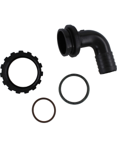 Slangekobling Ø25 mm 90 grader