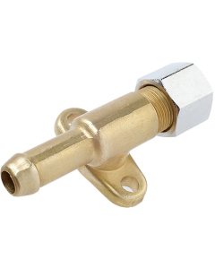 Overgang fra 8mm slange til 8 mm rør, for fastmontering