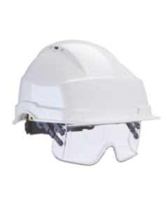 Vernehjelm m/brille, Iris2, Hvit