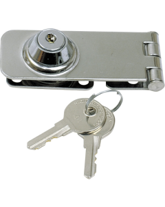 Låsbeslag syrefast,  m/nøkkel