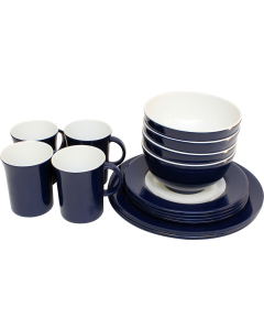 Servisepakke for 4 personer - Navy Blue