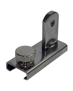 Kalesjebeslag syrefast glide dekksplate m/låseskrue