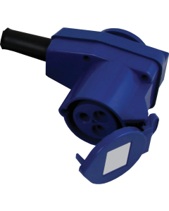 1852 Landstrømskontakt vinklet CEE hun + Schuko