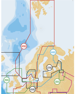 Navionics+ Kart valgfritt område tom SD brikke