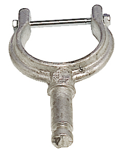 1852 Åregaffel aluminium 2 1/4" m/bolt