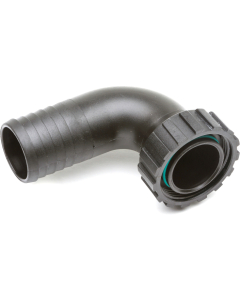 Slangekobling Ø38 mm 90 grader