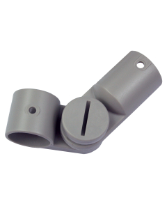 Kalesjebeslag Acetat klammerbeslag komplett 22 mm