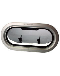 Portlight i aluminium, oval