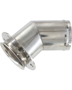 Eksosgjennomføring 45 grader 89 mm