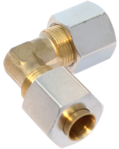 Albue for 8mm kobberrør