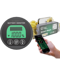 Batterimonitor Smart med LCD-display