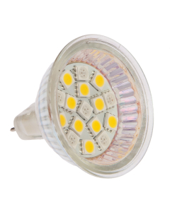 LED-pære MR16 dual varmhvit/rød