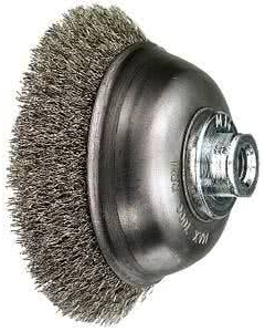 Koppstålbørste, Aksial 100 mm, M14