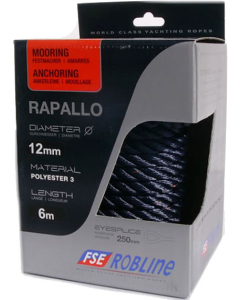 Robline Dinghy Control hvit/m-blå 5 mm, 100 m