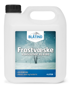 Blåtind Frostvæske kons BS6580 blå 4 l