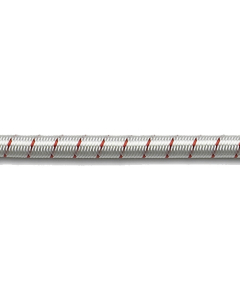 Robline Strikk(ShockCord)hvit/rød 10mm 100m