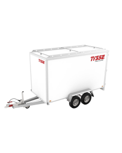 TYSSE 6308, hvit, 2000 kg, 180 cm skaphøyde, Skaphenger