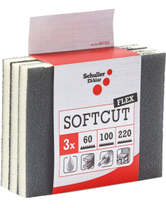 Schuller Slipesvamp Softcut Flex SET 3 stk