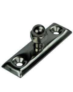 Kalesjebeslag syrefast sideplate m/mutter