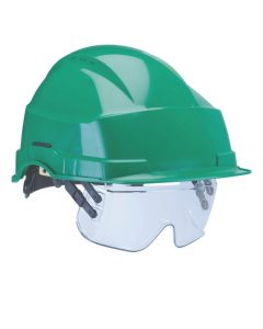 Vernehjelm m/brille, Iris2, Grønn