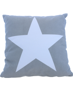 Pyntepute Big Star, grå 40 cm