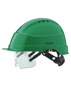 Vernehjelm m/brille, Iris2, Grønn