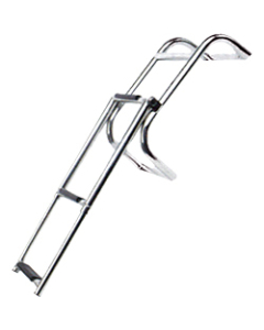 Badestige for akterspeil, teleskop