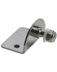 1852 Gassdemperbrakett 316, 38x25 mm 8 mm