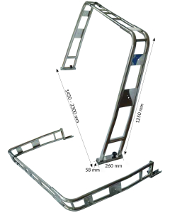 Targabøyle 316 m/vippebeslag