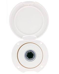 Vannkontakt m/hurtigkobl, f/flushmont 90 grader