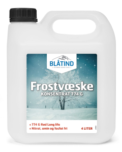 Blåtind Frostvæske kons rød LL 4 l