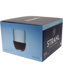 Strahl Vinglass u/stett gavepakke 384ml 4 stk