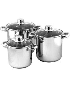 Grytesett 3 stk, gass/induksjon