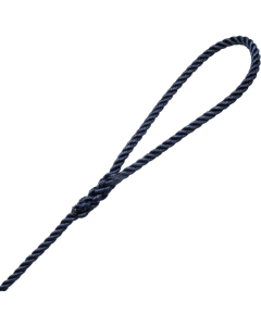 Robline 3-slått fortøyningsline marineblå 10 mm x 6 m