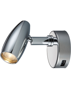 1852 Rana LED-lampe m/bryter og USB