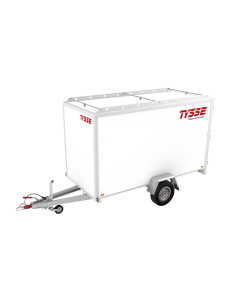 TYSSE 6254, hvit, 1300 kg, 180 cm skaphøyde, Skaphenger