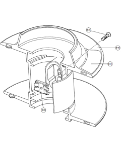 Furlex 300 trommel-halvdel (reservedel)