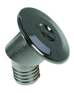 Dekksforskruvning forkrommet 45 grader, 1 1/2" Waste