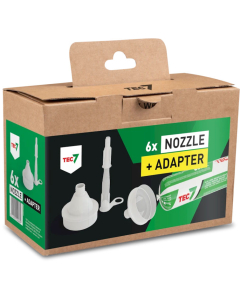 Tec7 Fugespiss & Adapter for 600ml pølse 6+6stk