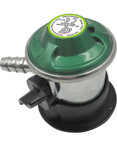 Gassregulator click-on m/slangestuss