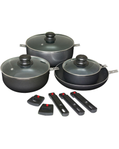 Grytesett m/avtakbare håndtak